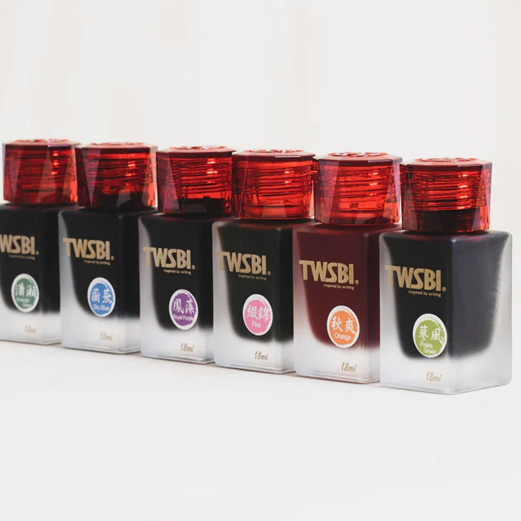 TWSBI 1791 Ink (6 pack) 18ml bottles - un membrete