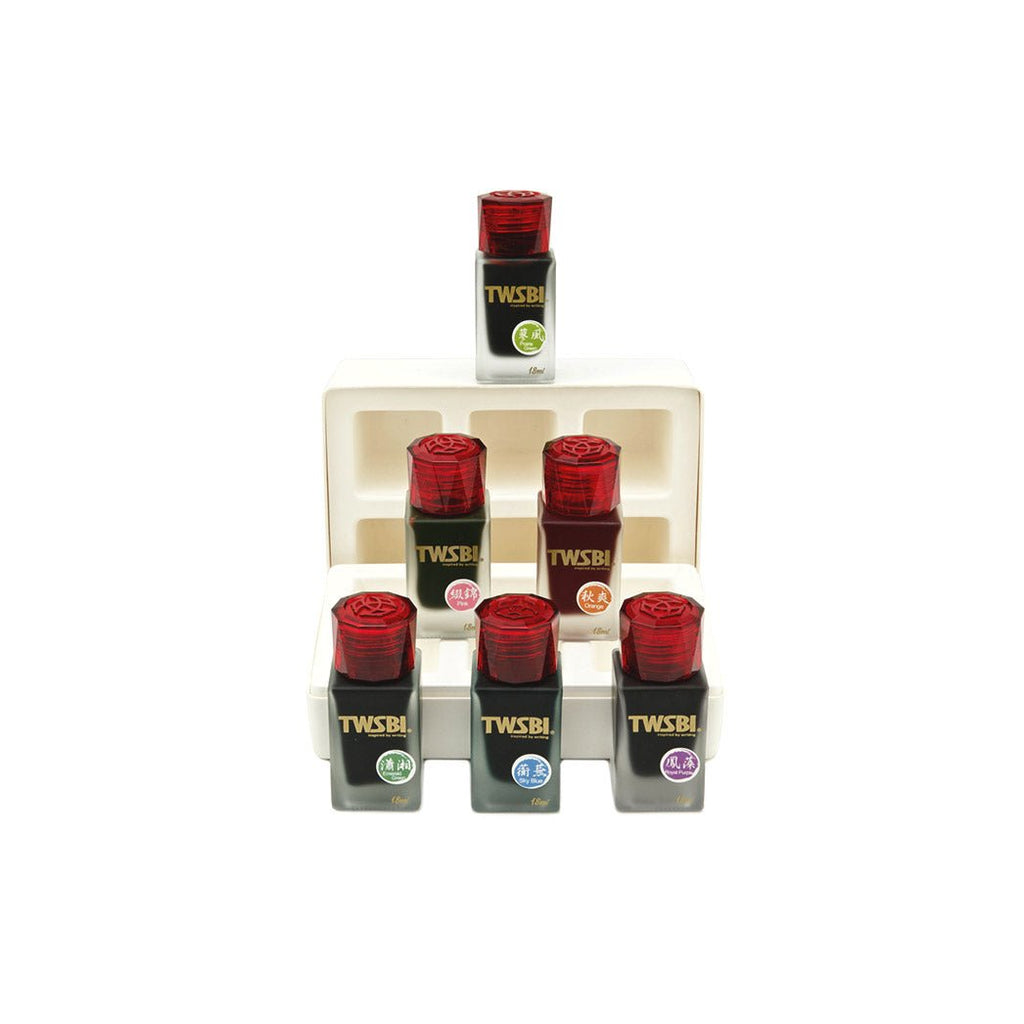 TWSBI 1791 Ink (6 pack) 18ml bottles - un membrete