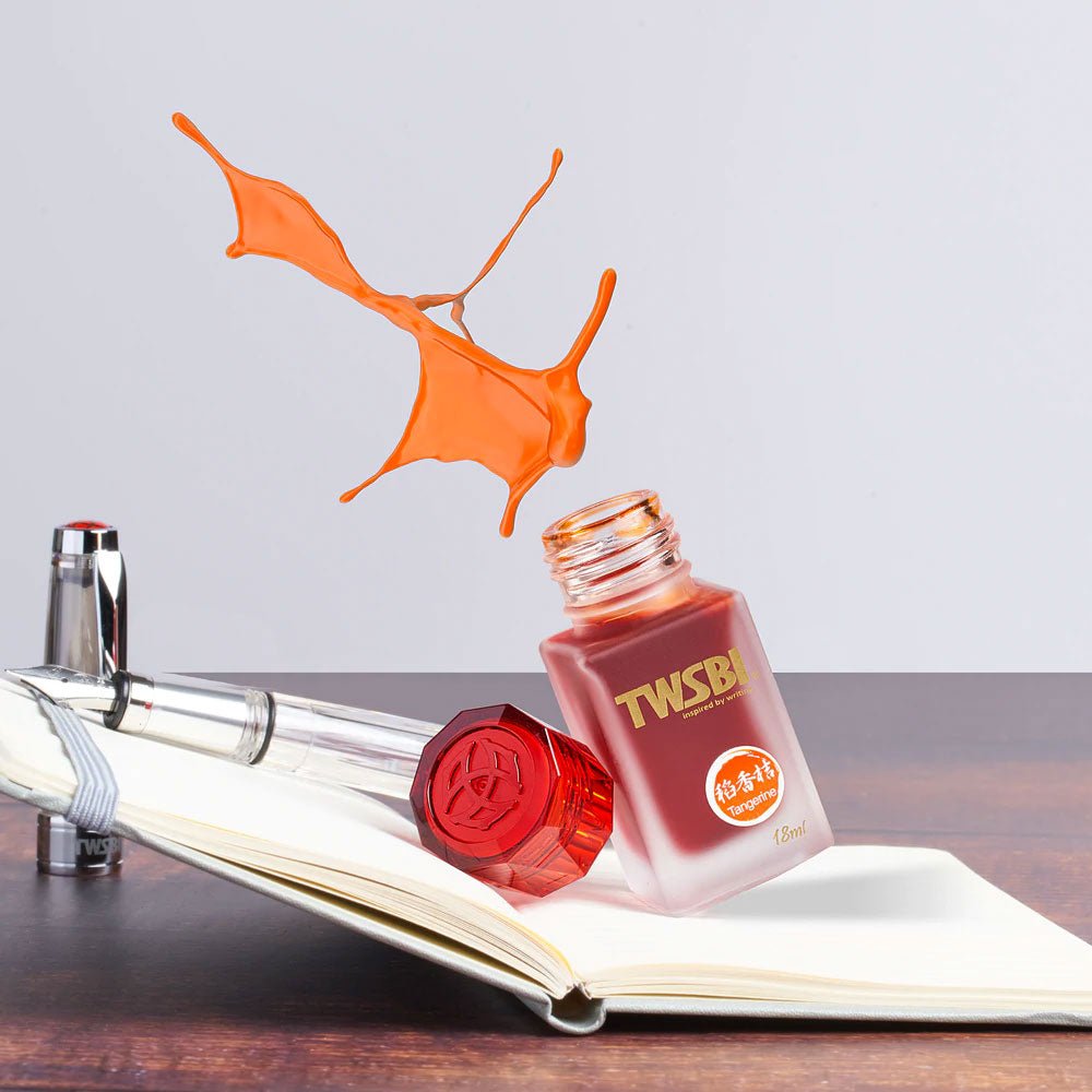 TWSBI 1791 Tangerine Ink 18ml - un membrete