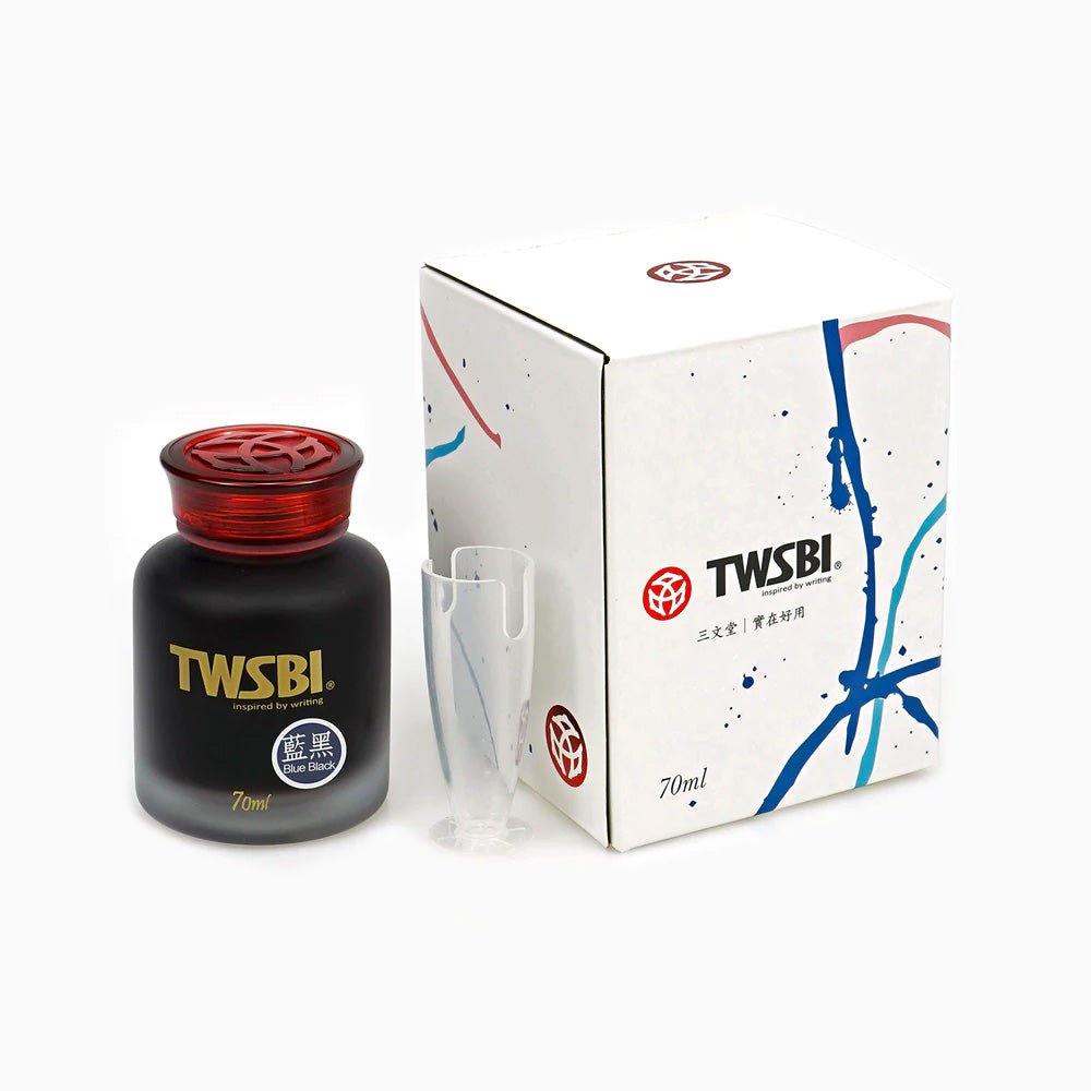 TWSBI Blue Black Ink 70 ml - un membrete