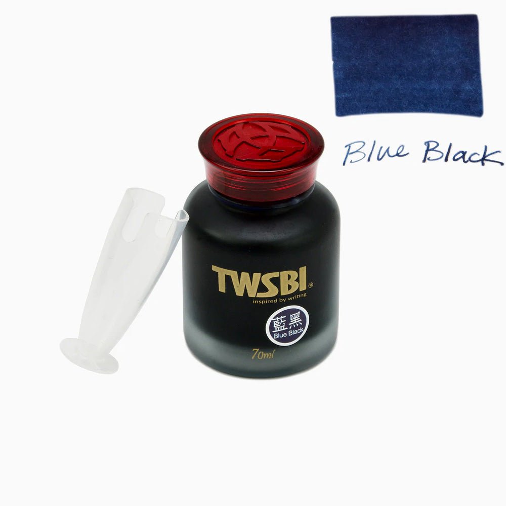 TWSBI Blue Black Ink 70 ml - un membrete