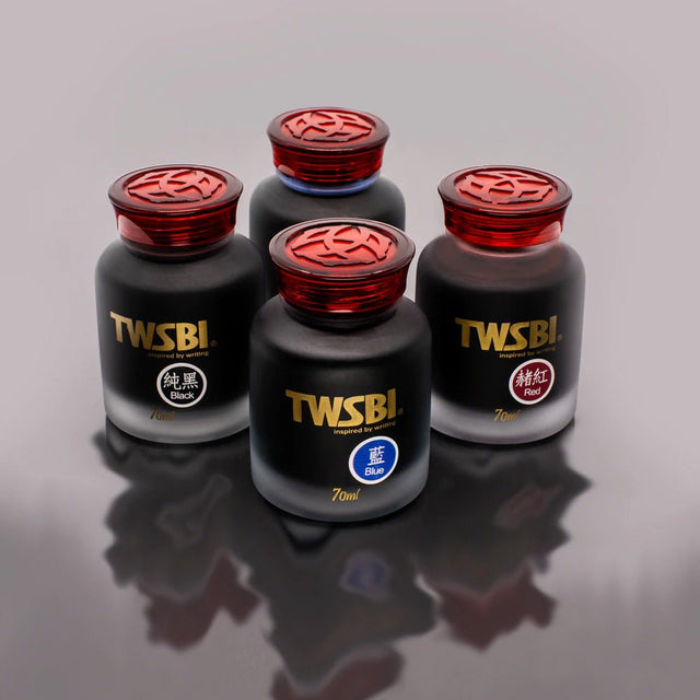 TWSBI Blue Black Ink 70 ml - un membrete
