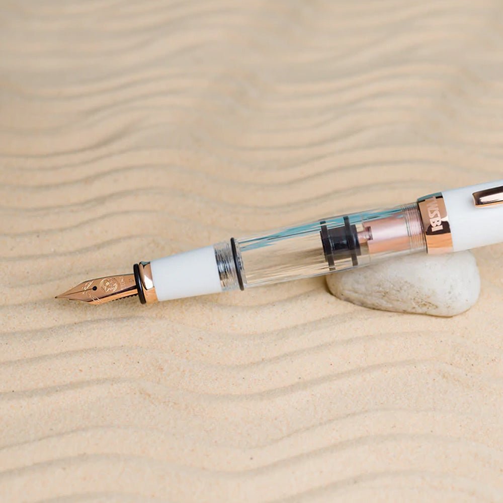 TWSBI Diamond Mini White Rose Gold II - un membrete