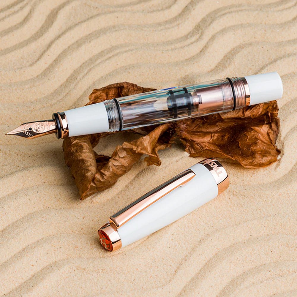 TWSBI Diamond Mini White Rose Gold II - un membrete