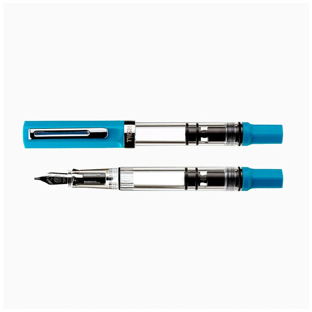 TWSBI Eco Cerulean Blue Fountain Pen - un membrete