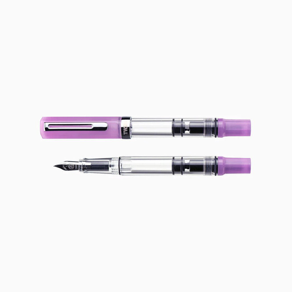 TWSBI Eco Glow Purple Fountain Pen - un membrete