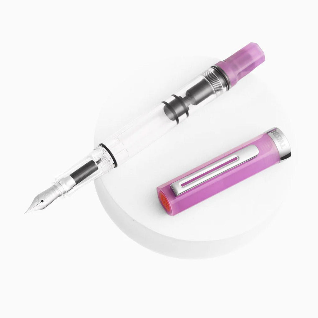 TWSBI Eco Glow Purple Fountain Pen - un membrete