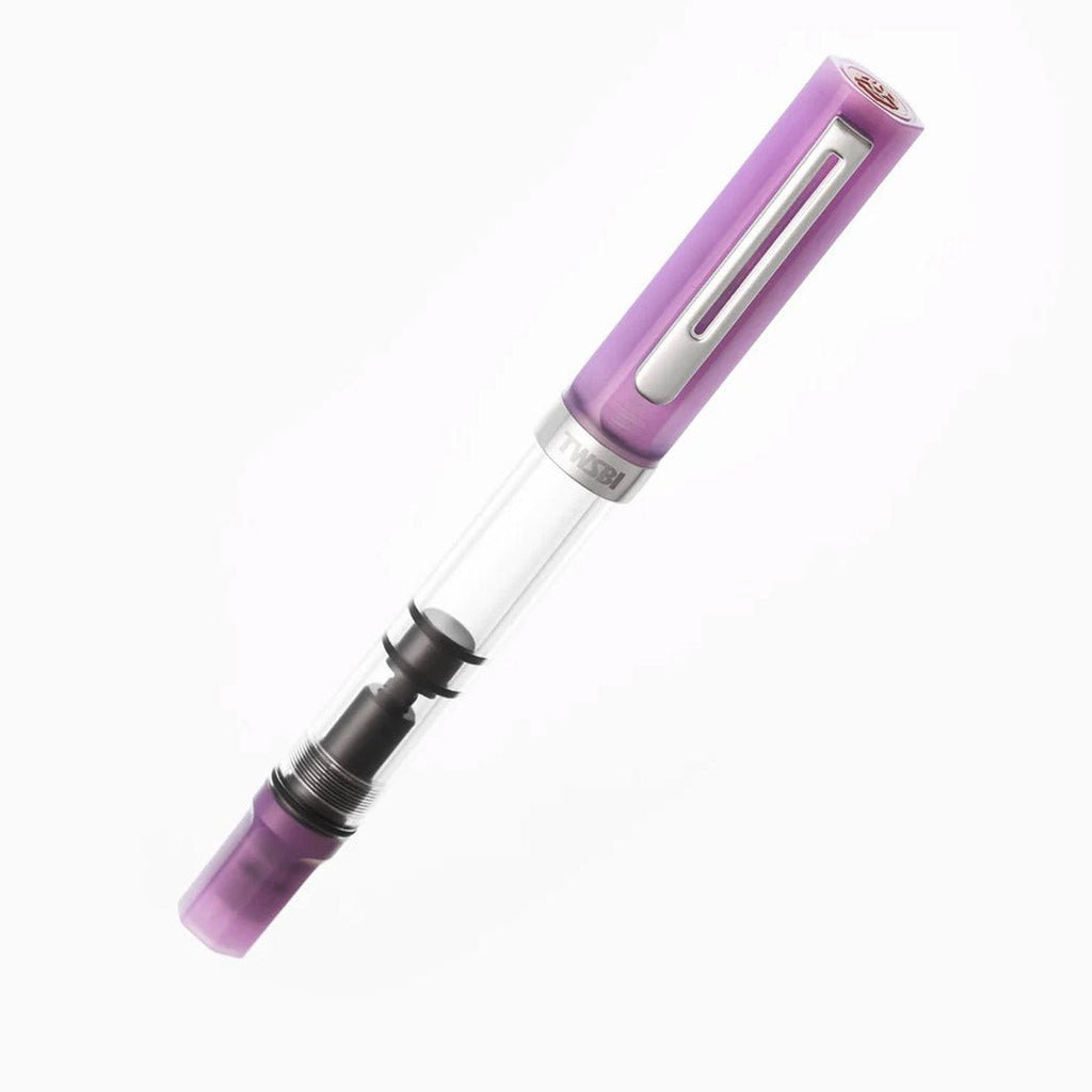 TWSBI Eco Glow Purple Fountain Pen - un membrete