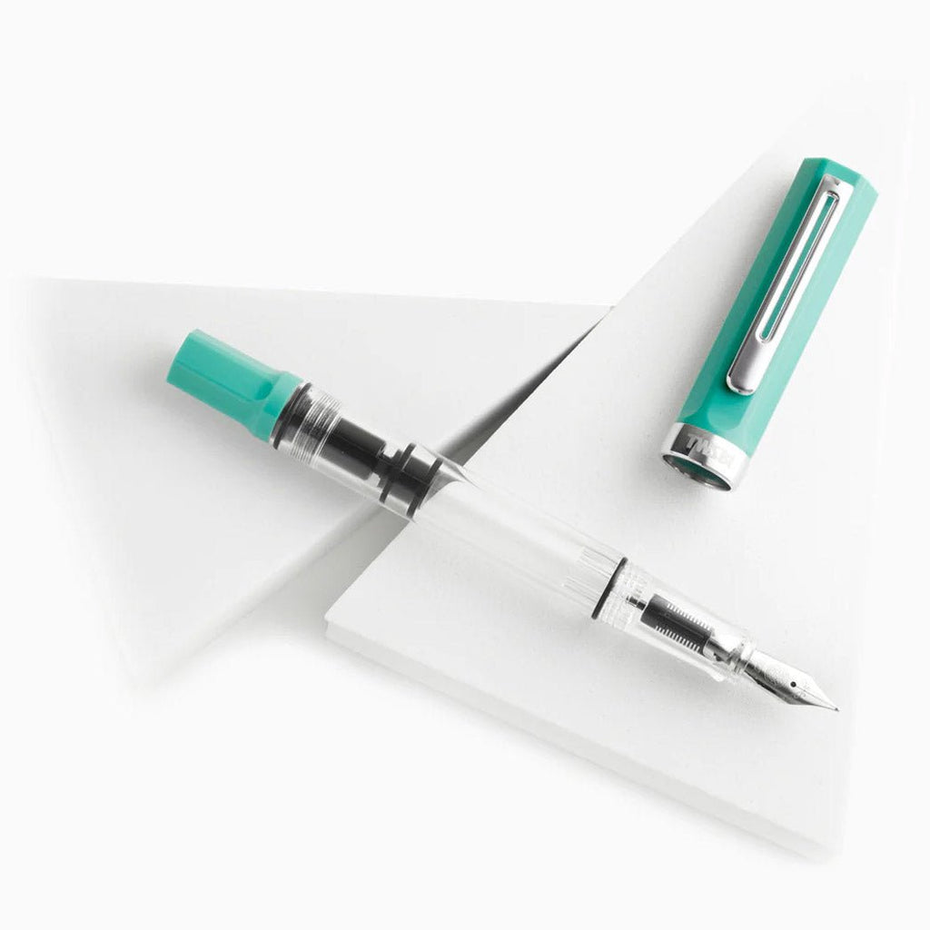 TWSBI Eco Persian Green Fountain Pen - un membrete