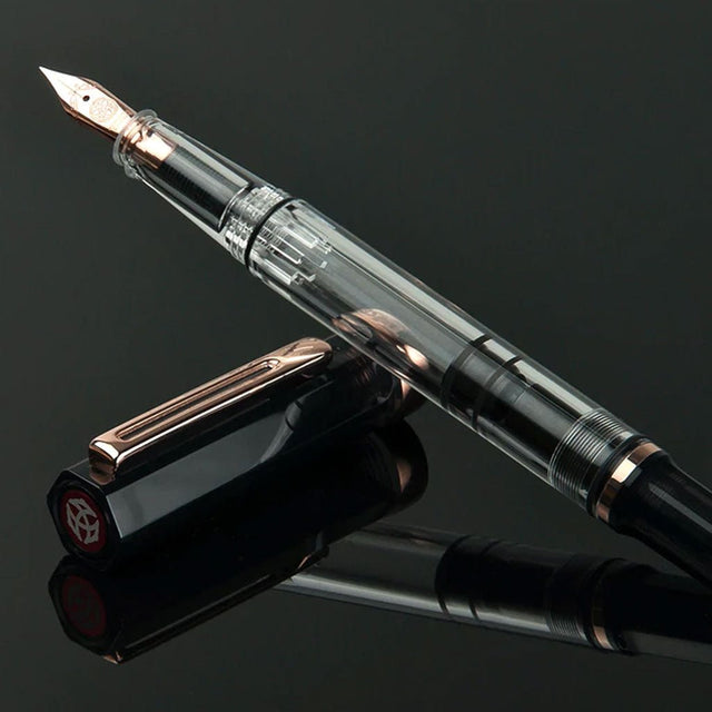 TWSBI Eco Smoke Rose Gold Fountain Pen - un membrete
