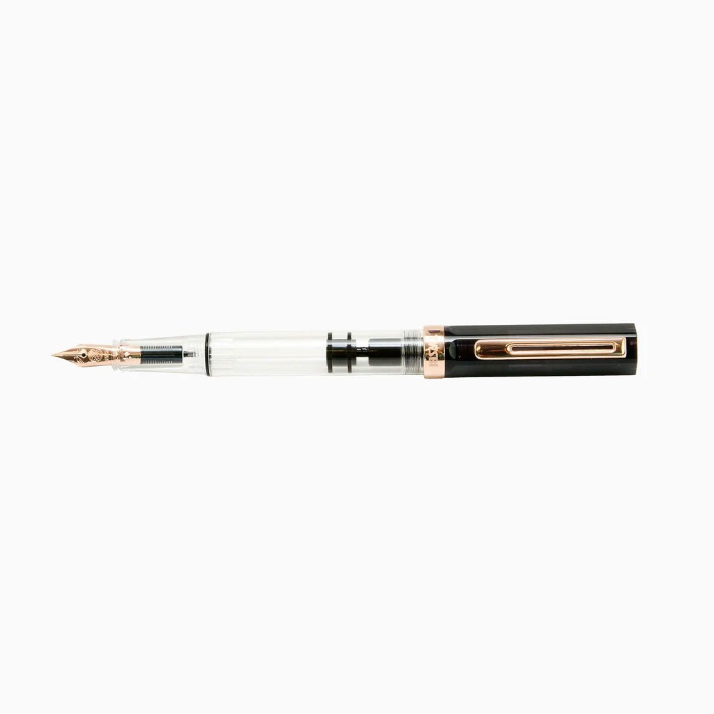 TWSBI Eco Smoke Rose Gold Fountain Pen - un membrete