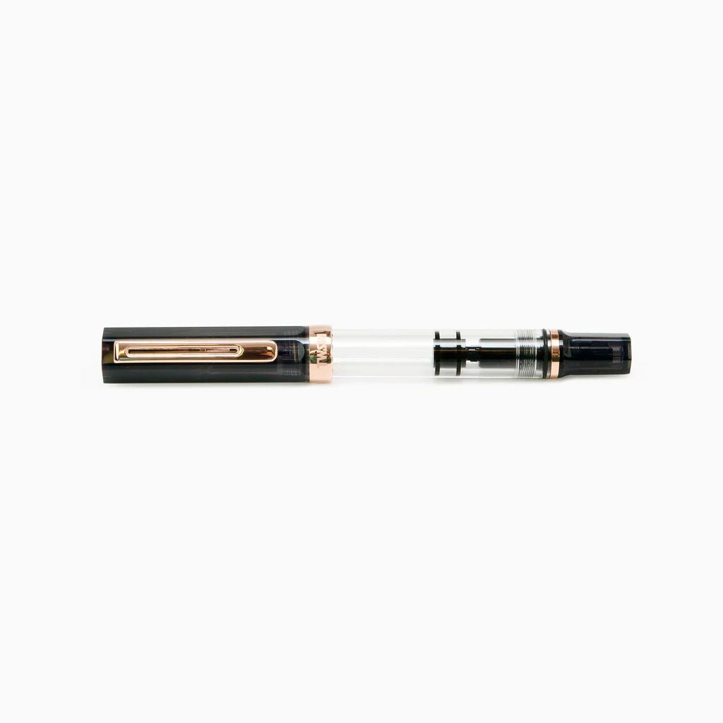 TWSBI Eco Smoke Rose Gold Fountain Pen - un membrete