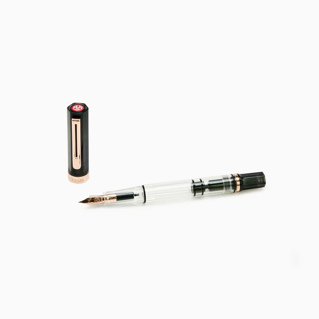 TWSBI Eco Smoke Rose Gold Fountain Pen - un membrete