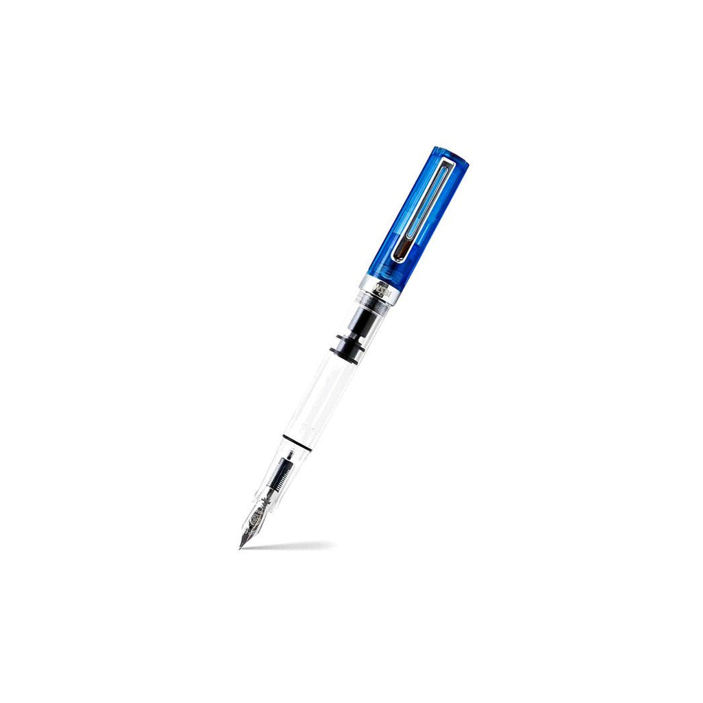 TWSBI Eco Transparent Blue Fountain Pen - un membrete