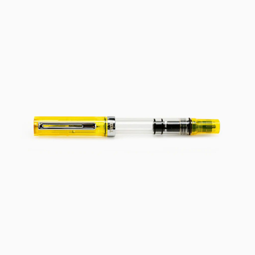 TWSBI Eco Transparent Yellow Fountain Pen - un membrete