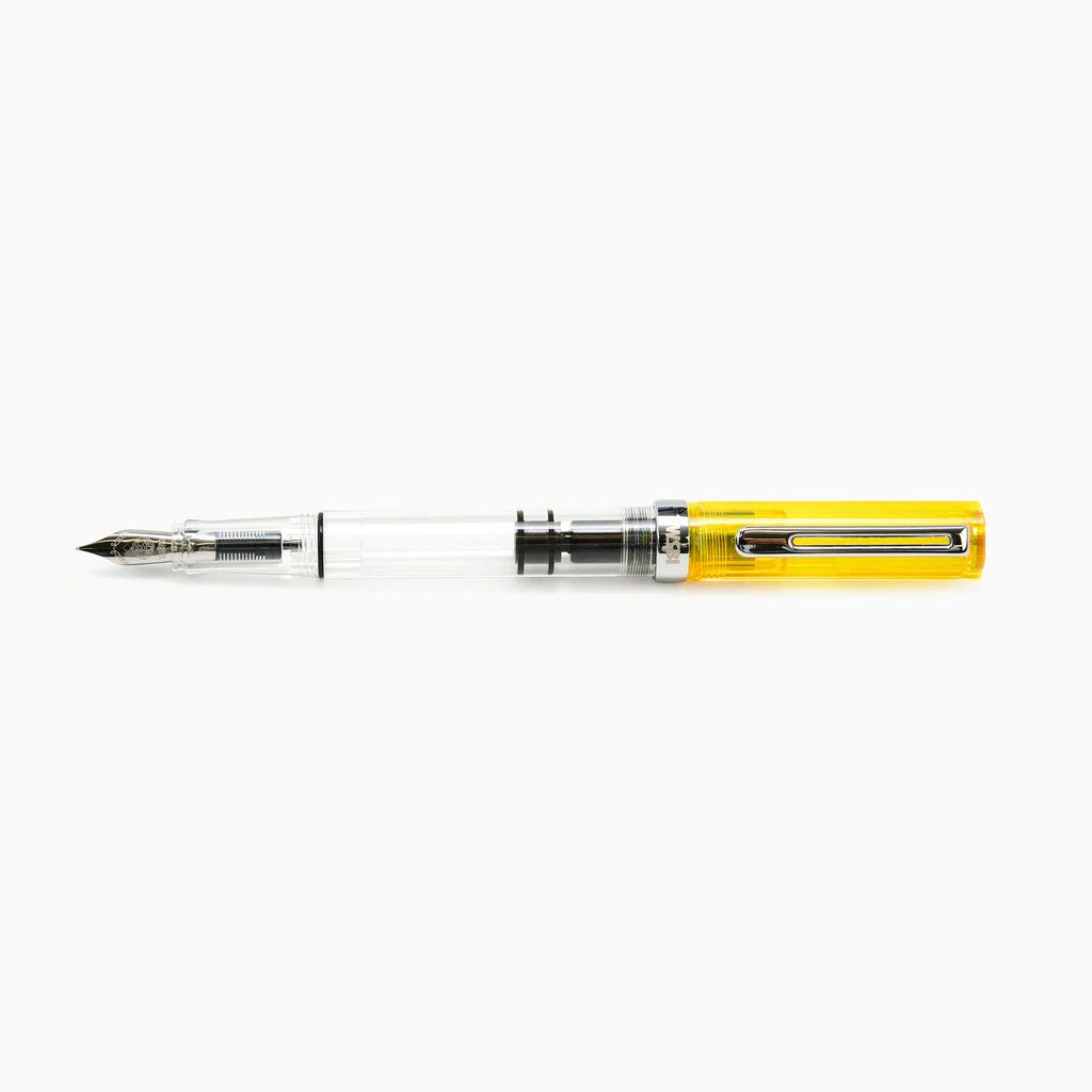 TWSBI Eco Transparent Yellow Fountain Pen - un membrete