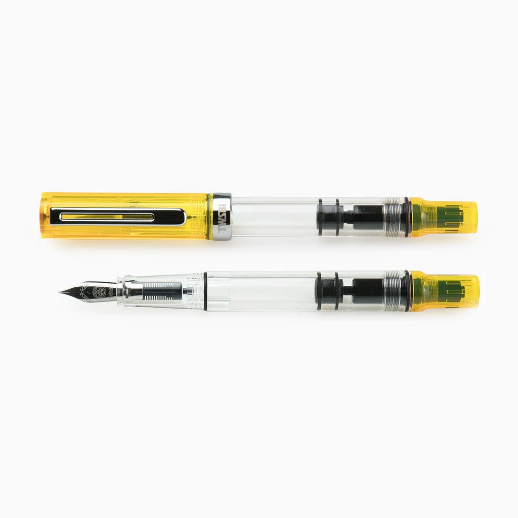 TWSBI Eco Transparent Yellow Fountain Pen - un membrete