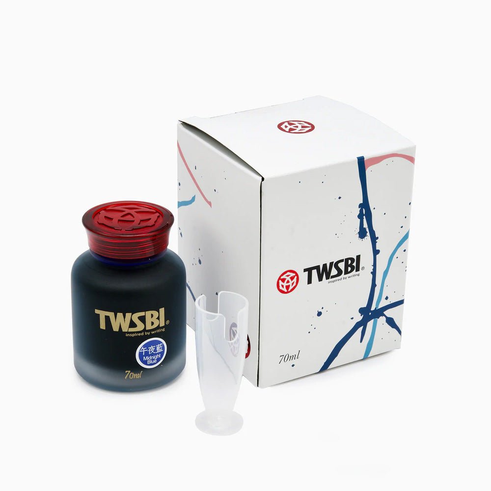 TWSBI m Midnight Blue Ink 70 ml - un membrete