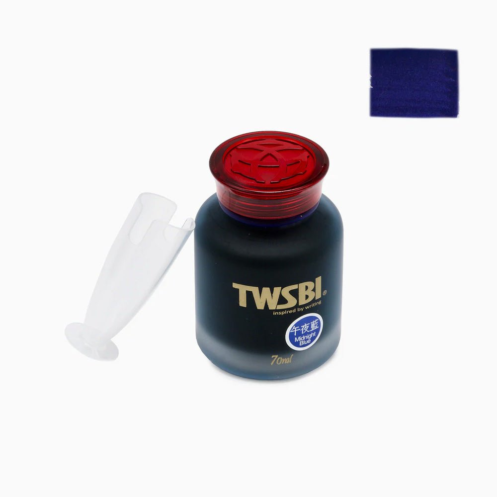 TWSBI m Midnight Blue Ink 70 ml - un membrete