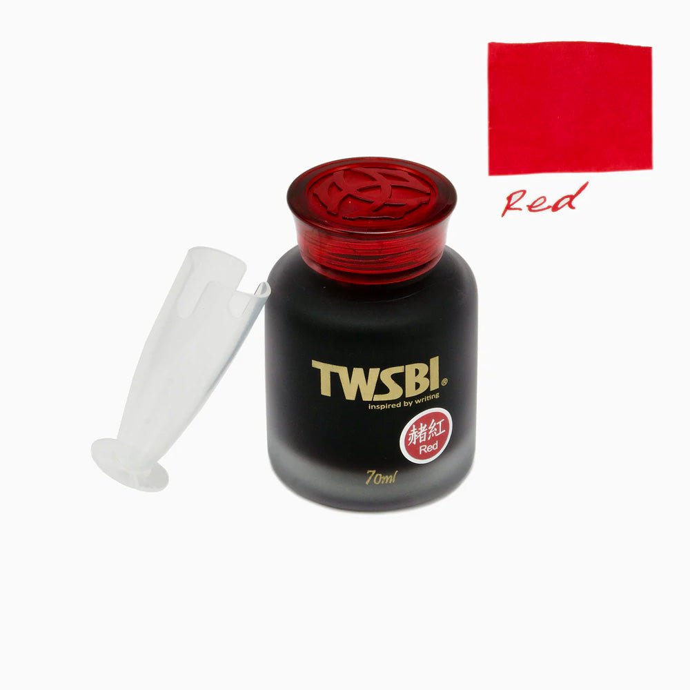 TWSBI Red Ink 70 ml - un membrete