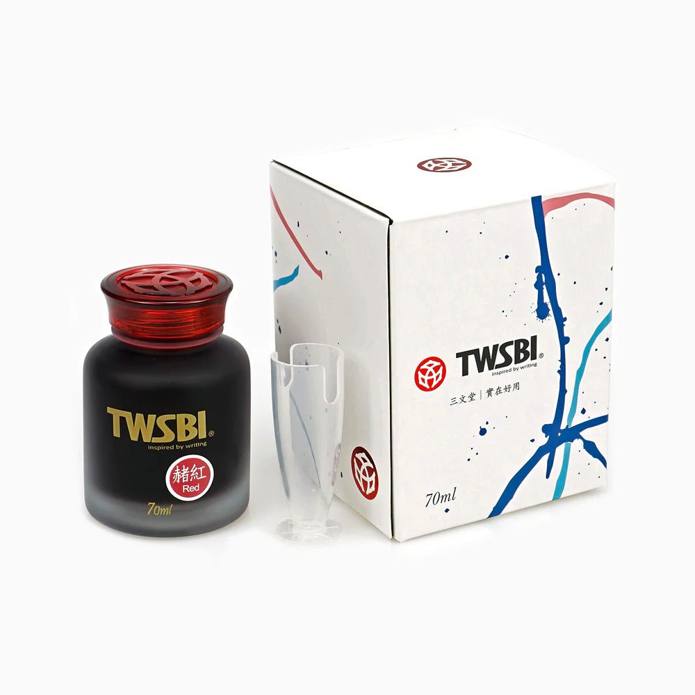 TWSBI Red Ink 70 ml - un membrete