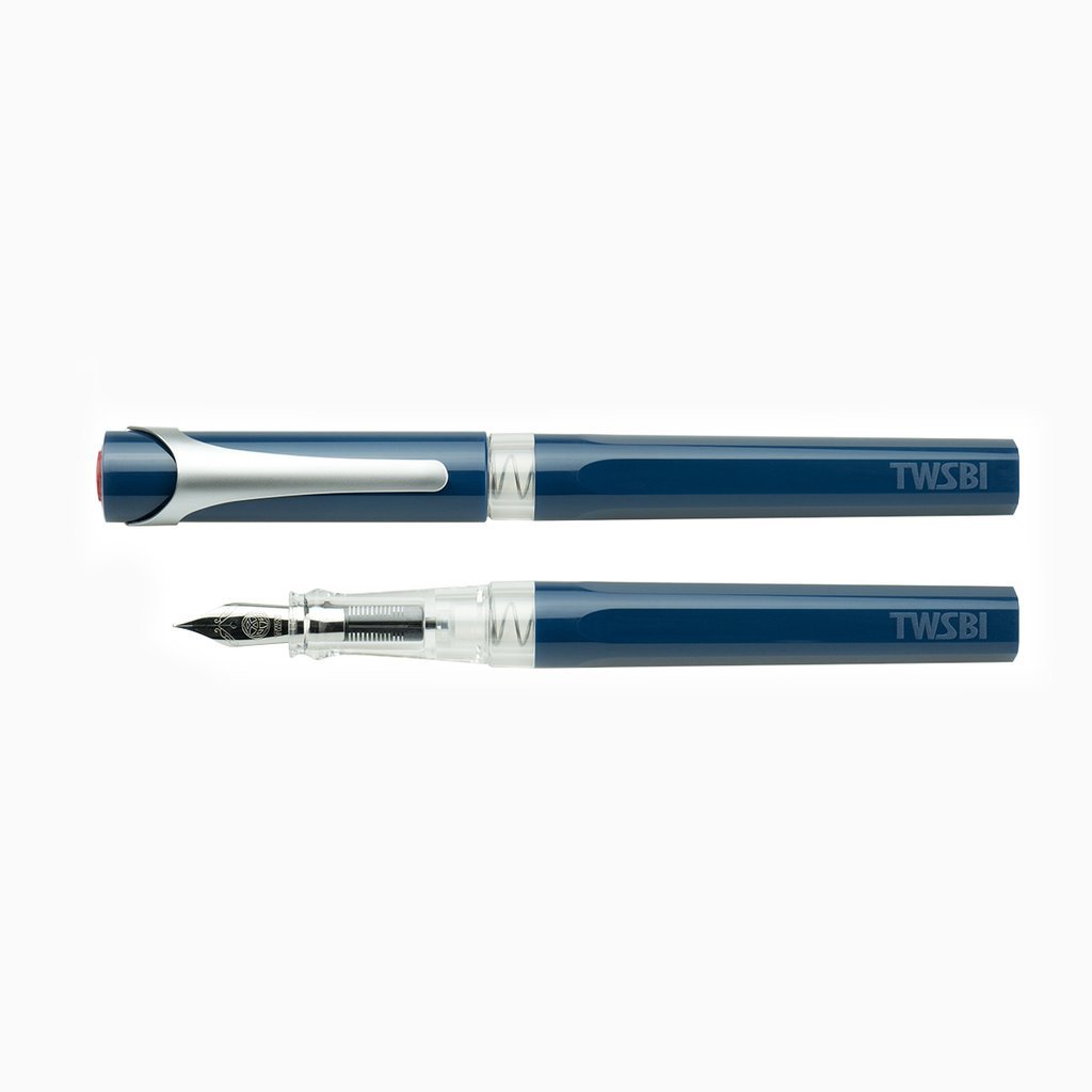 TWSBI SWIPE Prussian Blue Fountain Pen - un membrete