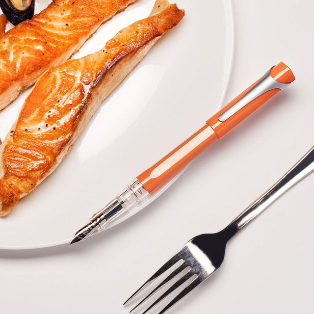 TWSBI SWIPE Salmon Fountain Pen - un membrete