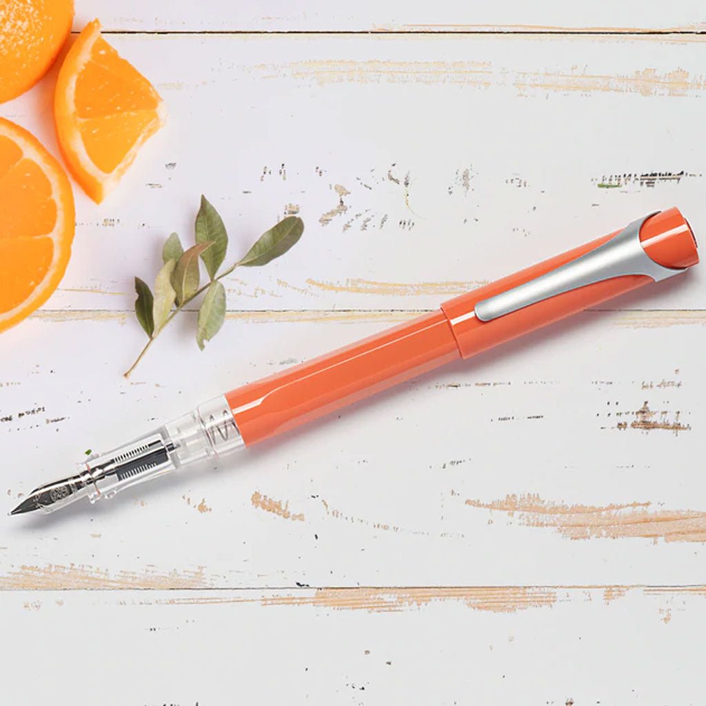 TWSBI SWIPE Salmon Fountain Pen - un membrete